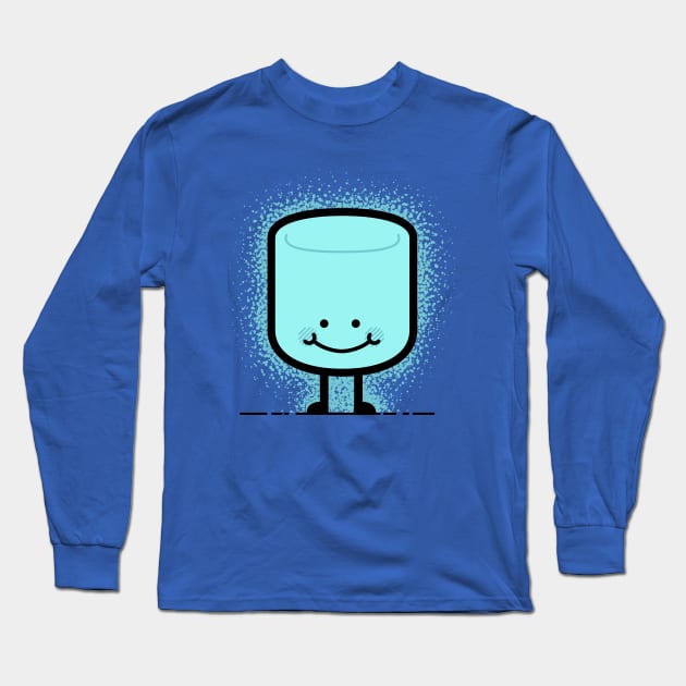 Mr Marshmallow Long Sleeve T-Shirt by reddprime